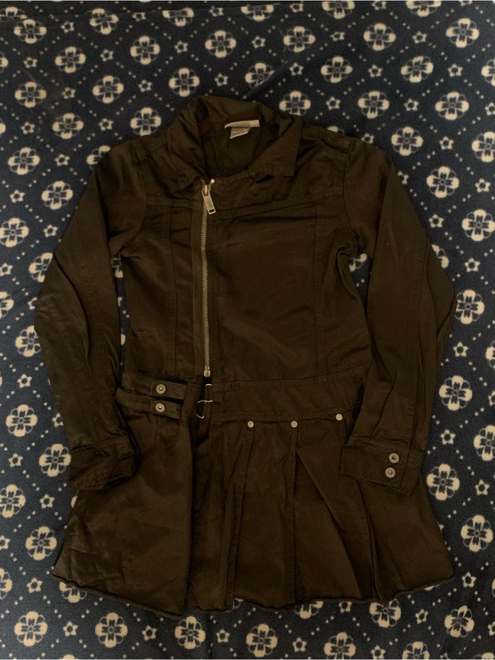 Diesel Black Asymmetric Zip Jacket